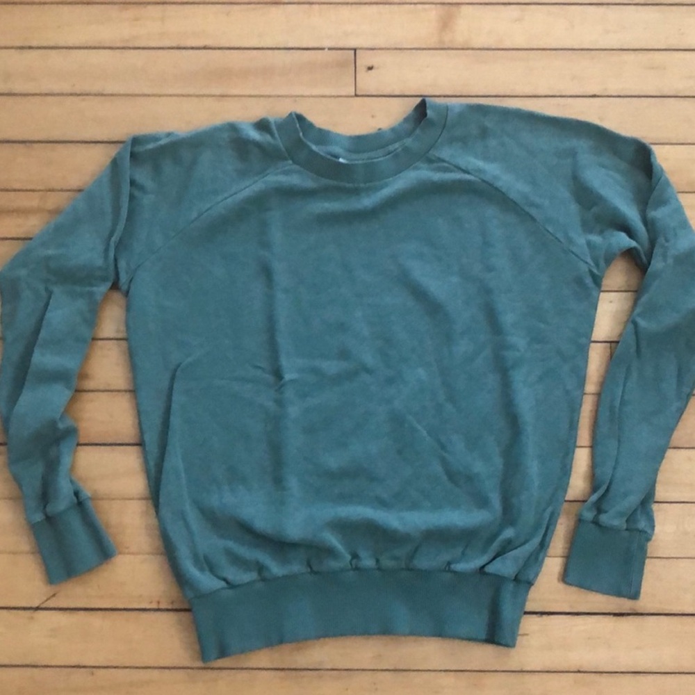 Jungmaven alpine raglan pullover spruce green